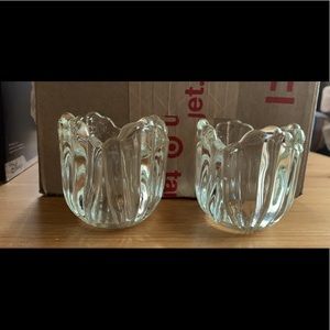 Partylite tulip votive candle holders